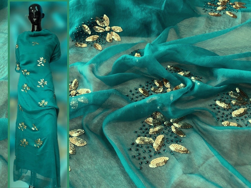 Шифон шелк BLU